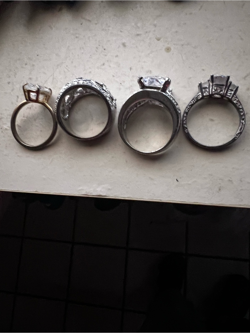 Women's Ring Set - Gold & silver